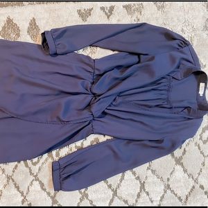 Navy Blue Mini Dress